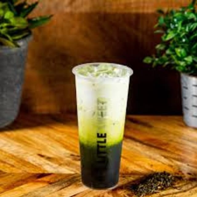 Green Milk Tea.