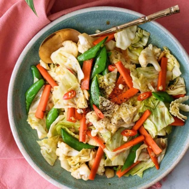 #25) Plain Mix Vegetable Stir Fry.