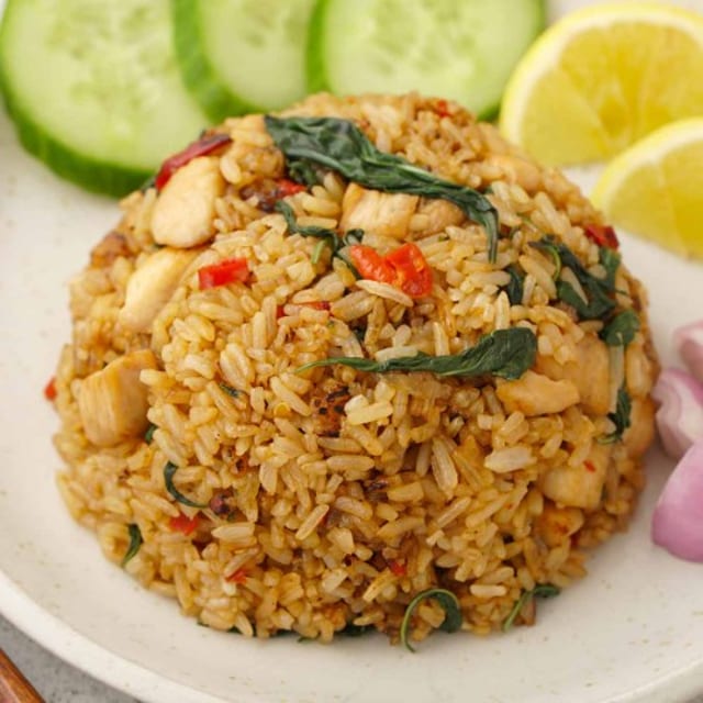 #21) Thai Basil Fried Rice.