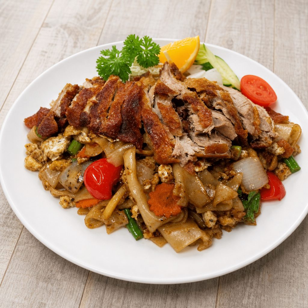 #83) Duck Drunken Noodles.