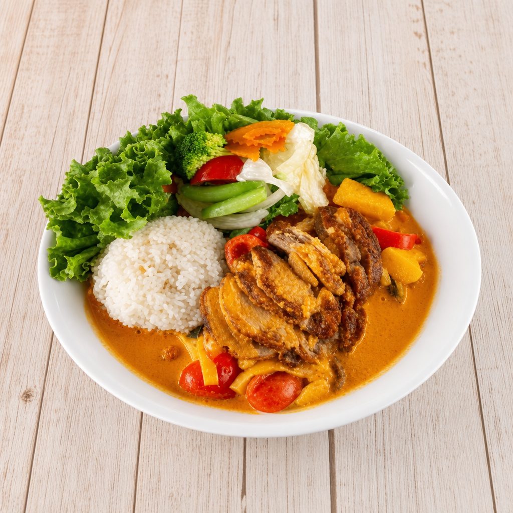 #82) Duck Red Curry.