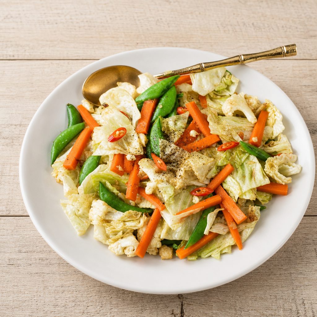 #25) Plain Mix Vegetable Stir Fry.