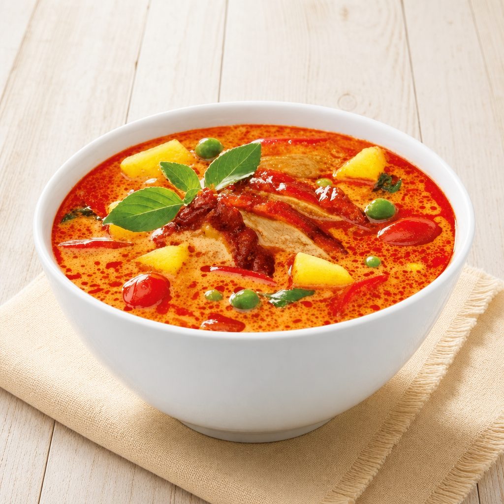 #41) Red Curry Pineapple & Grape Tomatoes.