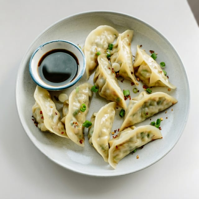 #11) Steamed Potstickers.
